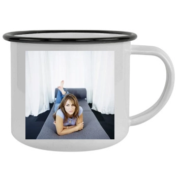 Elizabeth Hurley Camping Mug