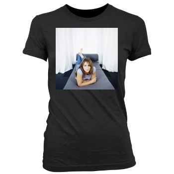 Elizabeth Hurley Women's Junior Cut Crewneck T-Shirt