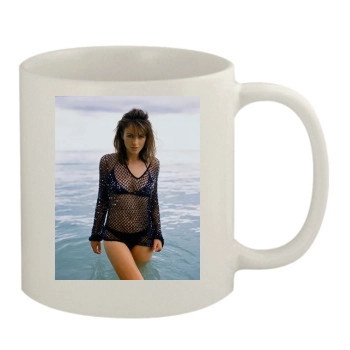 Elizabeth Hurley 11oz White Mug