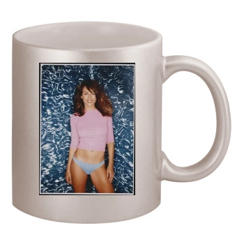 Elizabeth Hurley 11oz Metallic Silver Mug