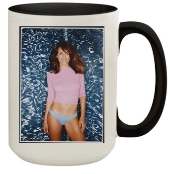 Elizabeth Hurley 15oz Colored Inner & Handle Mug