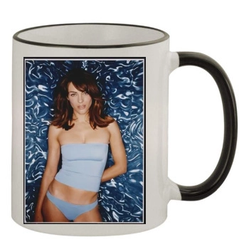 Elizabeth Hurley 11oz Colored Rim & Handle Mug