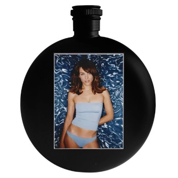 Elizabeth Hurley Round Flask