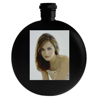 Elizabeth Hurley Round Flask