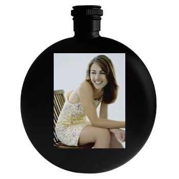 Elizabeth Hurley Round Flask