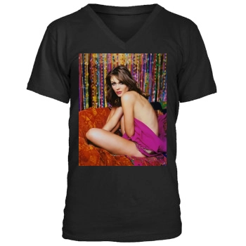 Elizabeth Hurley Men's V-Neck T-Shirt