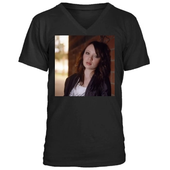 Emily Browning Men's V-Neck T-Shirt