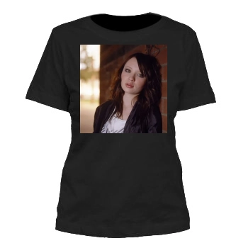 Emily Browning Women's Cut T-Shirt