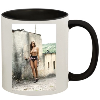 Emma Frain 11oz Colored Inner & Handle Mug