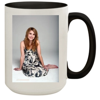 Emma Roberts 15oz Colored Inner & Handle Mug