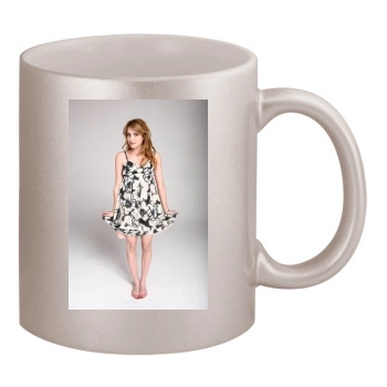 Emma Roberts 11oz Metallic Silver Mug