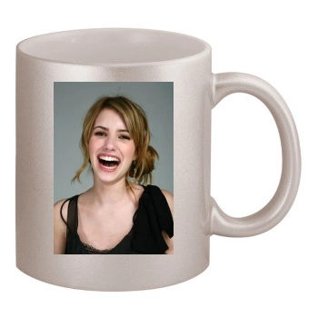 Emma Roberts 11oz Metallic Silver Mug