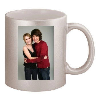 Emma Roberts 11oz Metallic Silver Mug