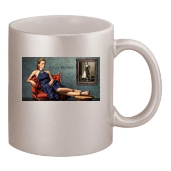 Emma Watson 11oz Metallic Silver Mug