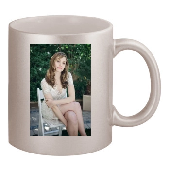 Emmy Rossum 11oz Metallic Silver Mug