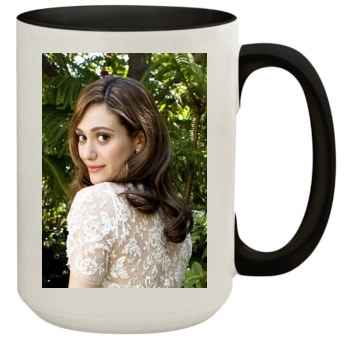 Emmy Rossum 15oz Colored Inner & Handle Mug