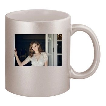 Emmy Rossum 11oz Metallic Silver Mug