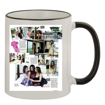 Eva Longoria 11oz Colored Rim & Handle Mug