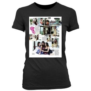 Eva Longoria Women's Junior Cut Crewneck T-Shirt