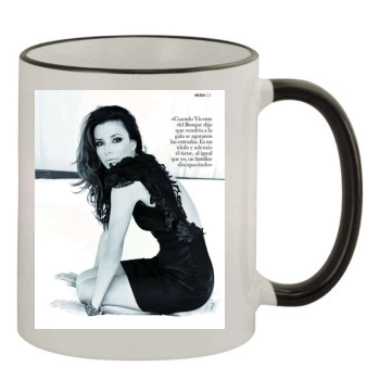 Eva Longoria 11oz Colored Rim & Handle Mug