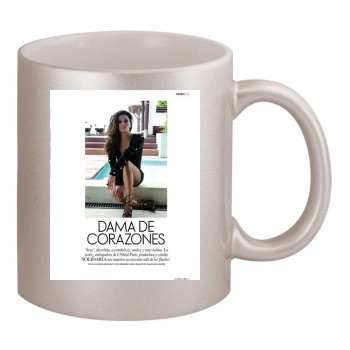 Eva Longoria 11oz Metallic Silver Mug