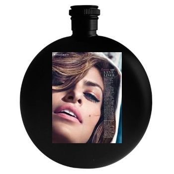 Eva Mendes Round Flask