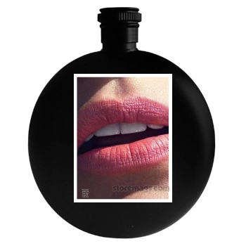 Eva Mendes Round Flask