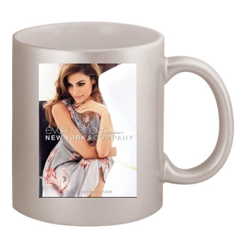 Eva Mendes 11oz Metallic Silver Mug