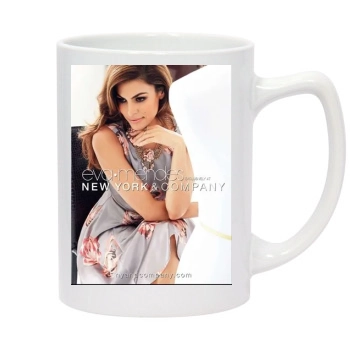 Eva Mendes 14oz White Statesman Mug