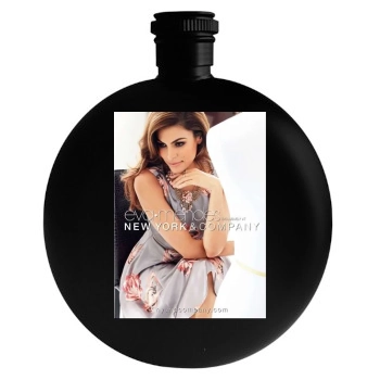 Eva Mendes Round Flask