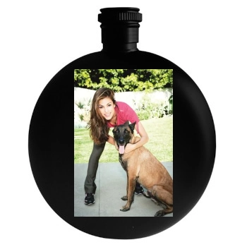 Eva Mendes Round Flask