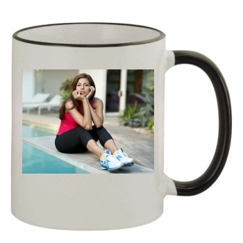 Eva Mendes 11oz Colored Rim & Handle Mug