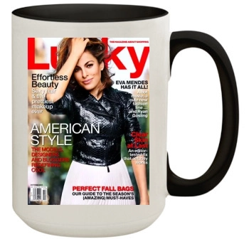 Eva Mendes 15oz Colored Inner & Handle Mug