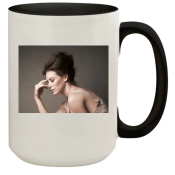 Evangeline Lilly 15oz Colored Inner & Handle Mug