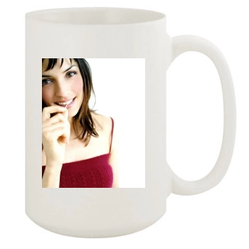 Famke Janssen 15oz White Mug