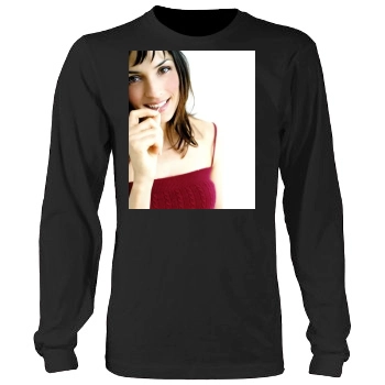 Famke Janssen Men's Heavy Long Sleeve TShirt