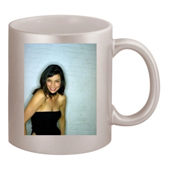 Famke Janssen 11oz Metallic Silver Mug