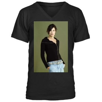 Famke Janssen Men's V-Neck T-Shirt