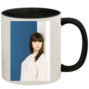 Felicity Jones 11oz Colored Inner & Handle Mug