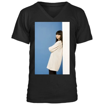 Felicity Jones Men's V-Neck T-Shirt