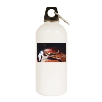 Frank Ocean White Water Bottle With Carabiner