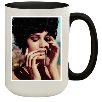 Freida Pinto 15oz Colored Inner & Handle Mug