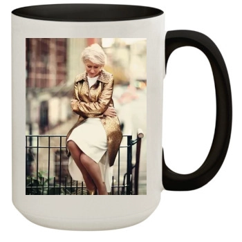 Helen Mirren 15oz Colored Inner & Handle Mug