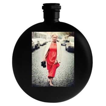 Helen Mirren Round Flask