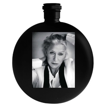 Helen Mirren Round Flask