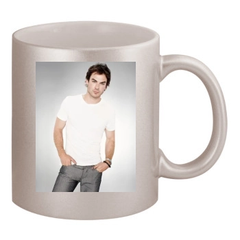 Ian Somerhalder 11oz Metallic Silver Mug