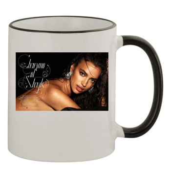 Irina Shayk 11oz Colored Rim & Handle Mug