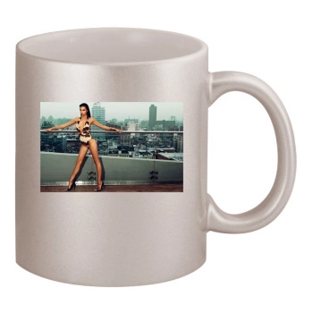 Irina Shayk 11oz Metallic Silver Mug