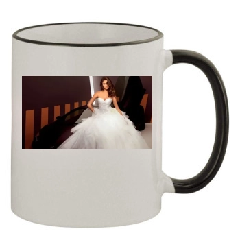 Irina Shayk 11oz Colored Rim & Handle Mug