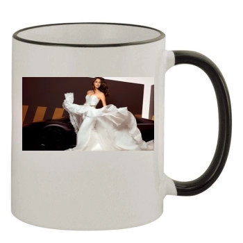 Irina Shayk 11oz Colored Rim & Handle Mug